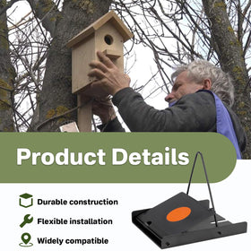 Showingo Van ERT sparrow trap for side-opening boxes provides flexible installation in tight spaces.