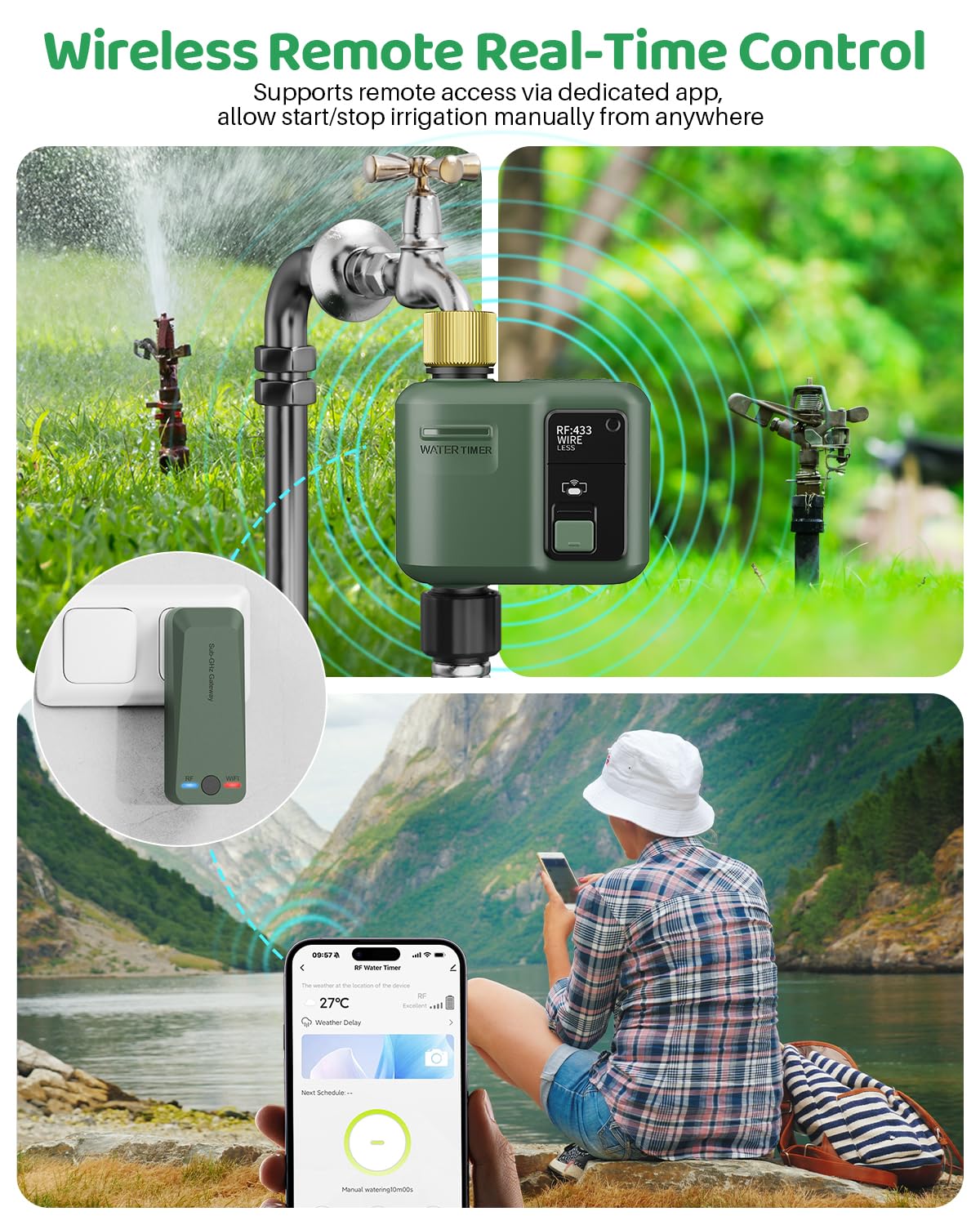 Shrivee gateway extends wireless range for reliable outdoor coverage