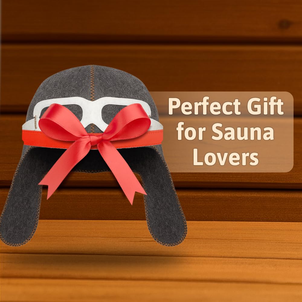 SHSH Pilot sauna hat dimensions 22 cm by 30 cm for easy fit