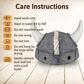 SHSH Viking sauna hat gray packaging ready for gifting or personal use