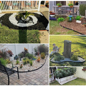 SHSYUE flexible PE edging adapts to curves for precise garden layouts.
