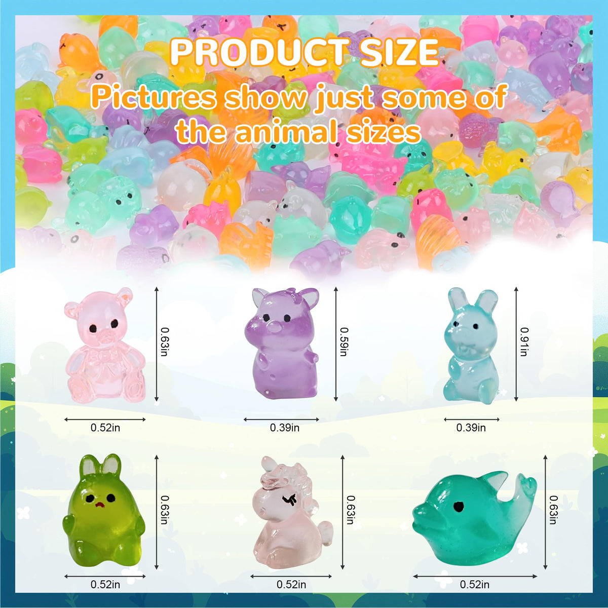 ShtNeeg desk top decor tiny animal figures for creative spaces