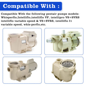 Shuisen 070387 pentair compatibility label indicating pump models.
