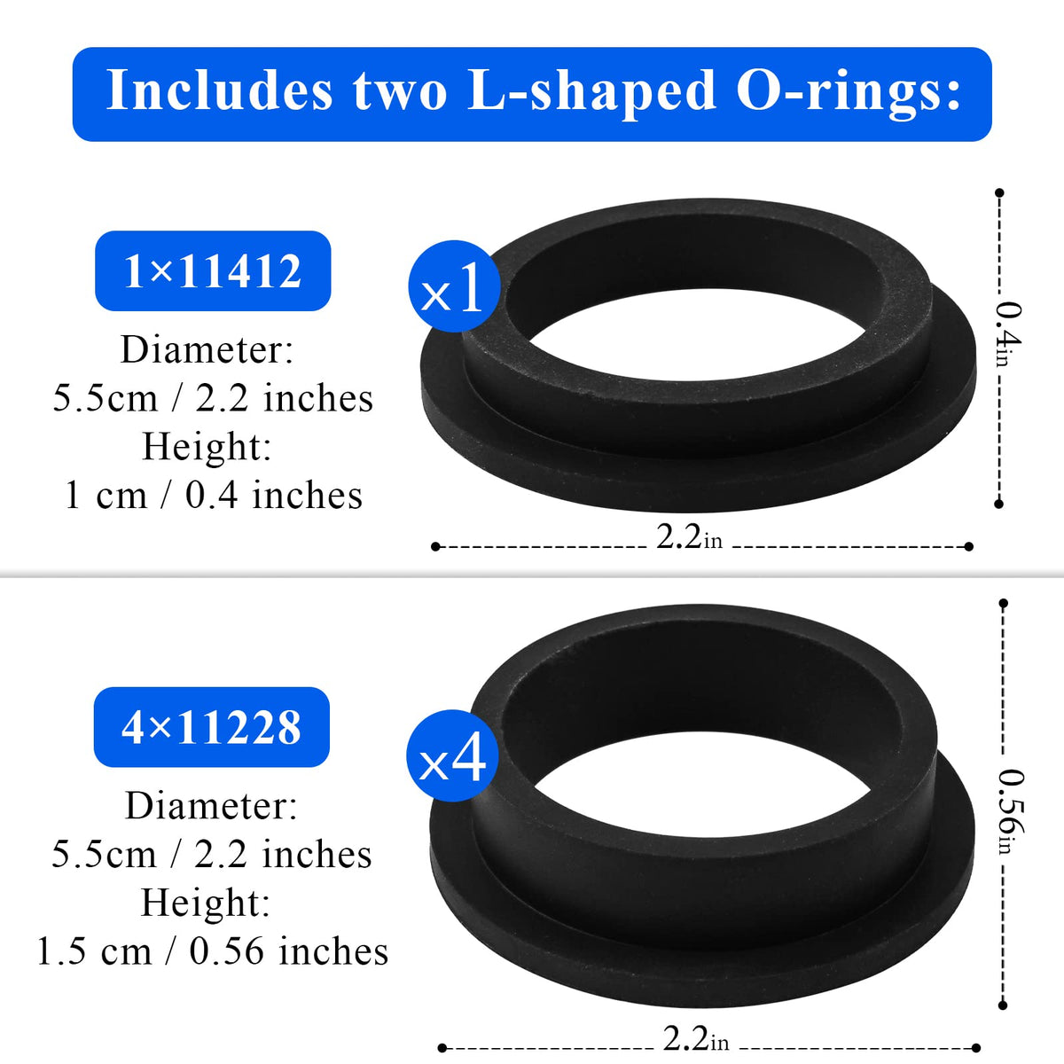 Shuisen drain valve O-ring 11385 maintains a tight seal during cycles