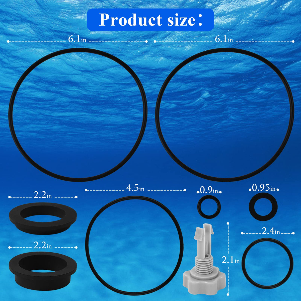 Shuisen tank O-ring 11379 ensures a secure seal for efficient filtration