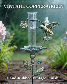 Shumi Rain Gauge bracket shows sturdy stainless steel support for outdoor use.