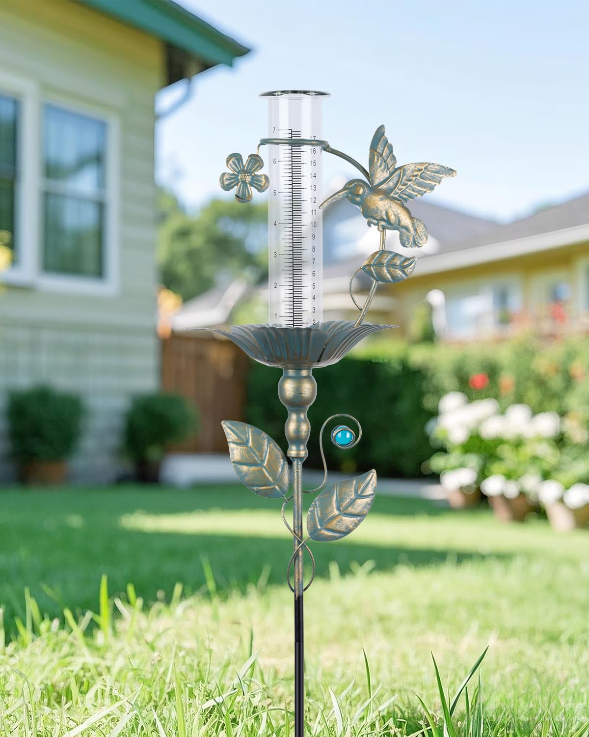 Secure packaging protects the rain gauge for safe delivery as a long-term garden companion.