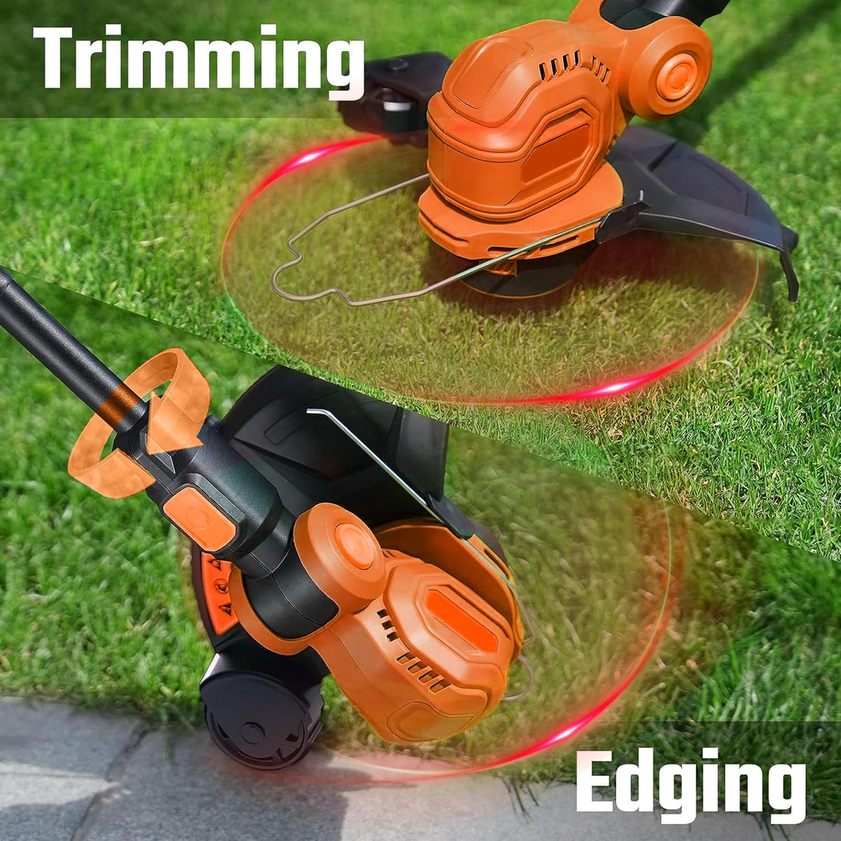 SHUNLI TOPEMAI WA0010 edger line visual supports clean edge work.