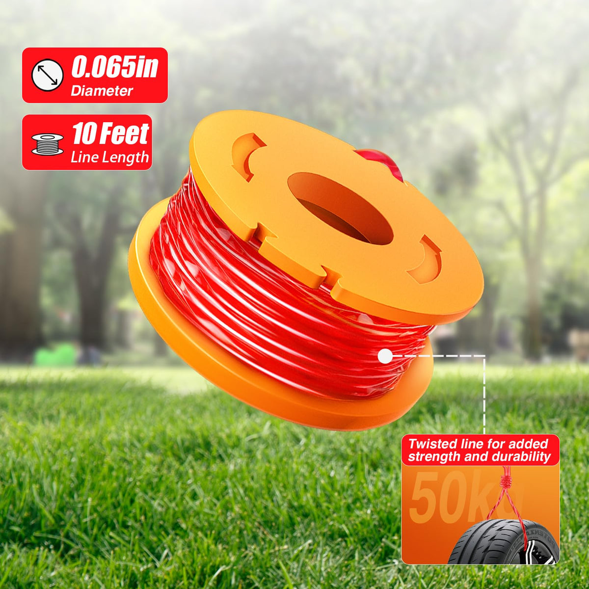 SHUNLI TOPEMAI WA0010 spool compatible with Worx WG series.