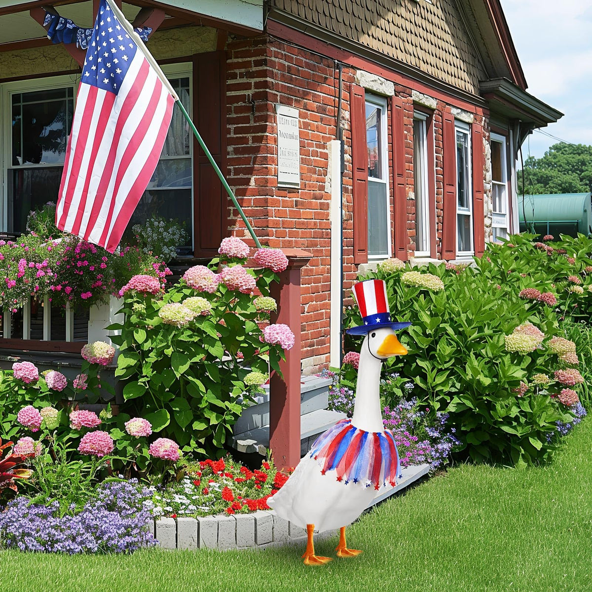 Shyyween holiday decor item makes garden displays pop.