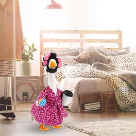 Shyyween outdoor garden goose decor boosts curb appeal with a fun theme.