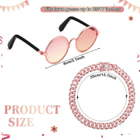Shyyween sunglasses goose outfit with metal frames elevates lawn decor