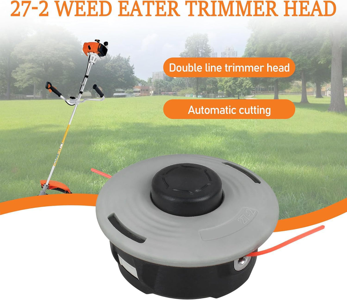 Sialvnd durable trimmer head material shown for long-lasting use