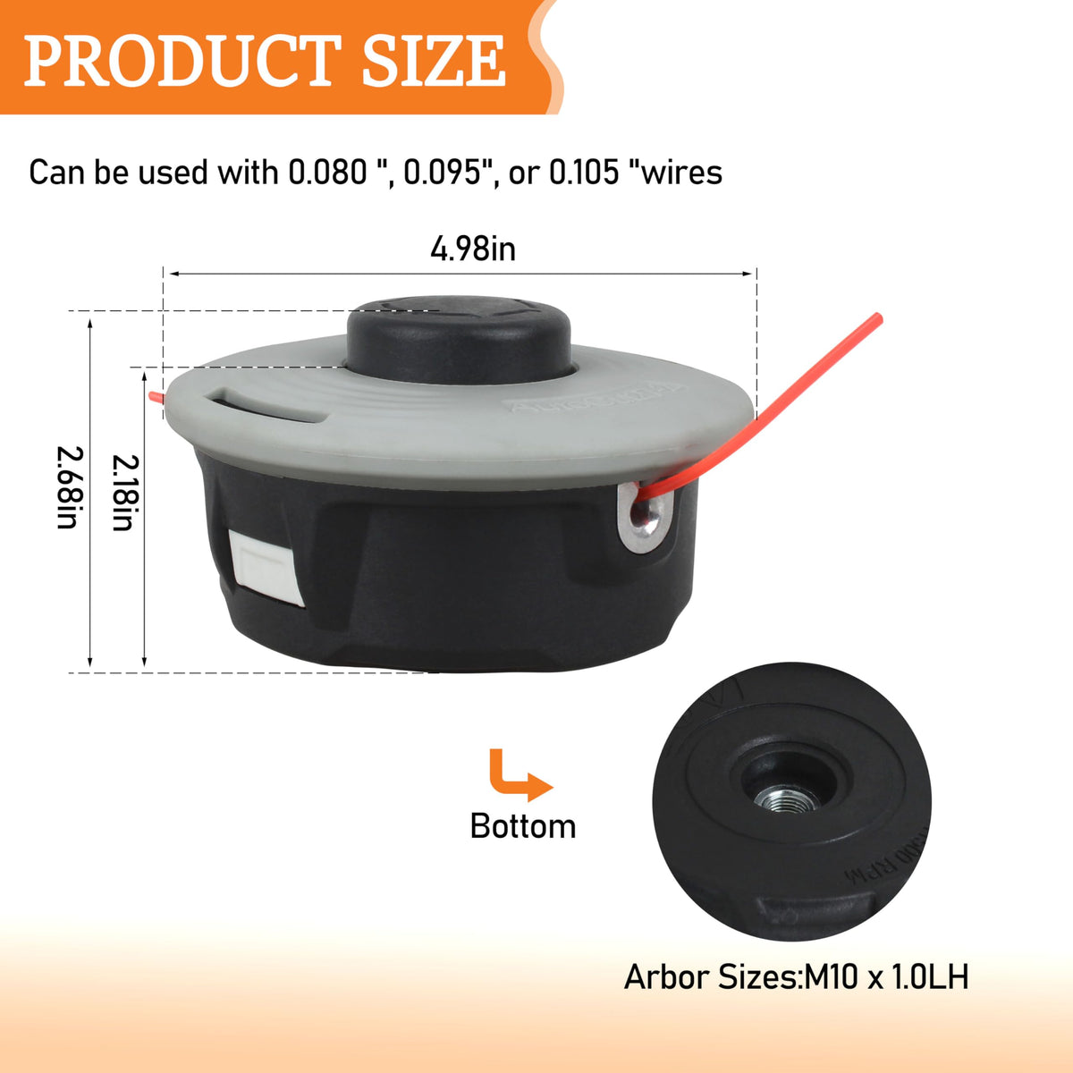 Sialvnd bolt adapter 10mm close-up for easy installation