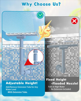 Sibada ambient water splash enhances garden or pool ambiance.