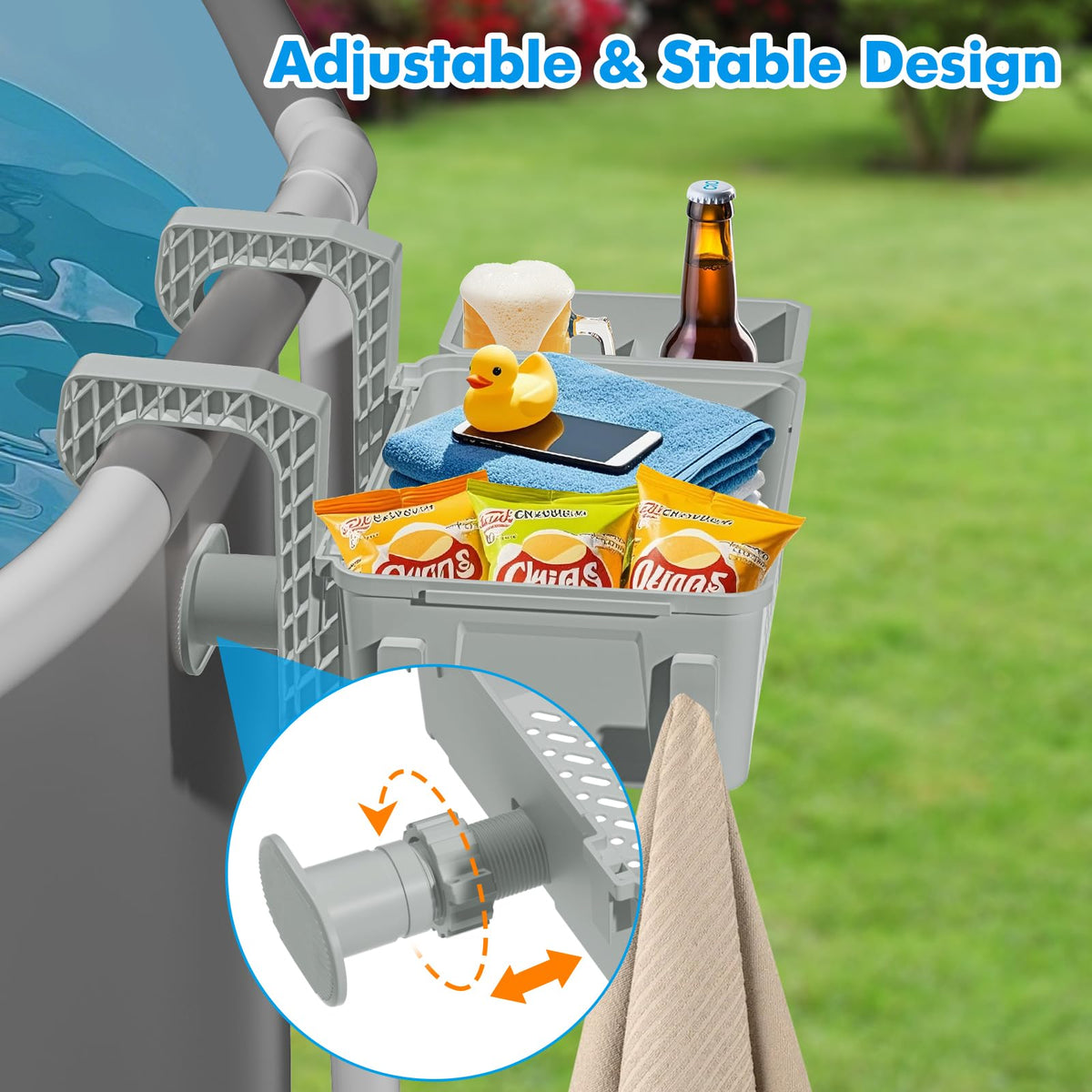 Sibada hollow design promotes drainage and easy cleaning.