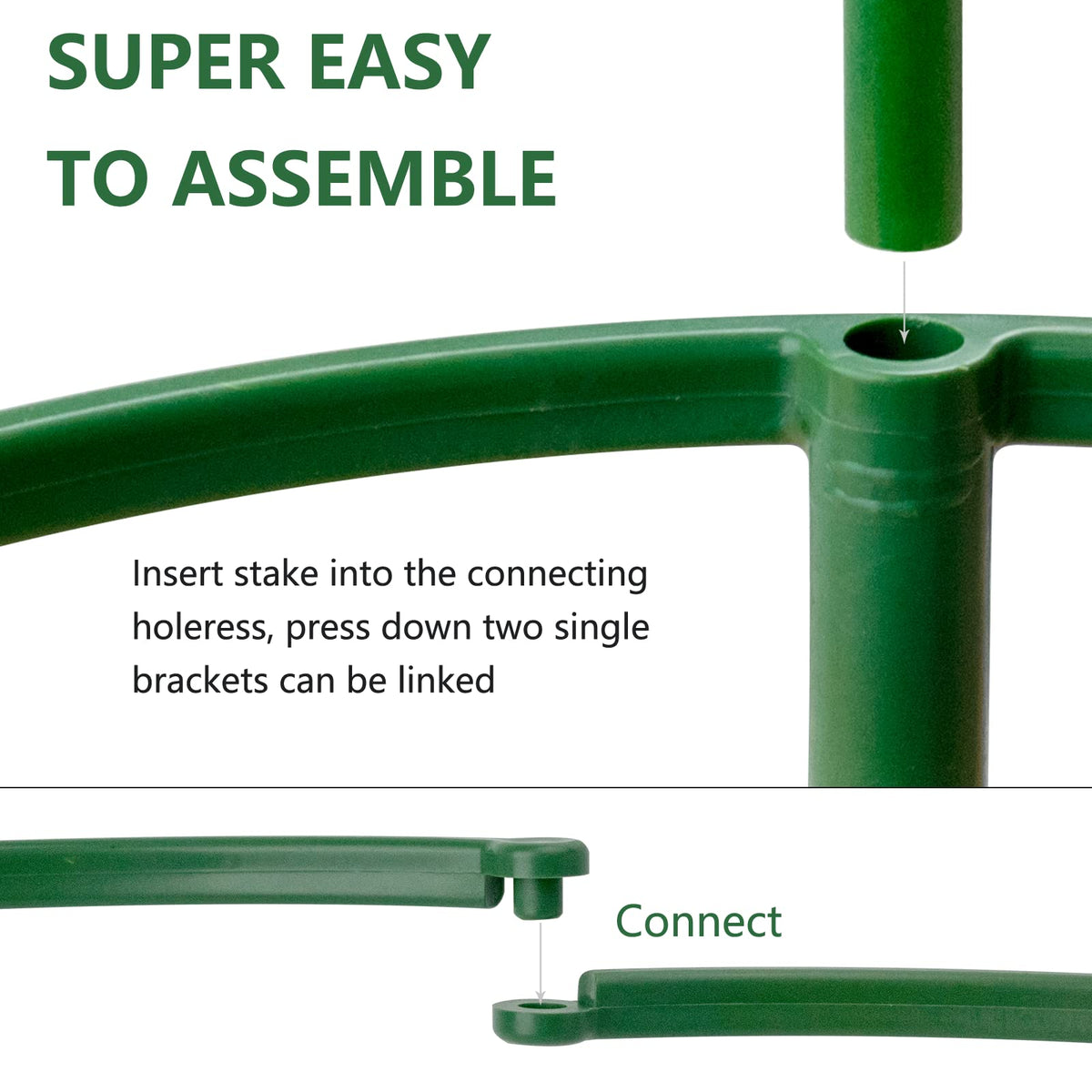 SIBRANT ABS plastic stake durable and weather resistant for outdoors