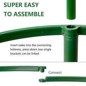 SIBRANT ABS plastic stake durable and weather resistant for outdoors