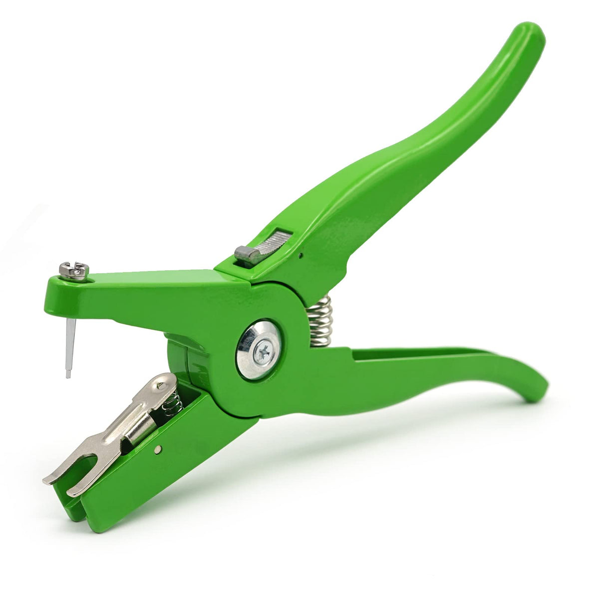 SICHOWEL Livestock Ear Tag Pliers front view, lightweight aluminum design for efficient tagging