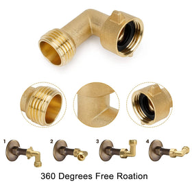 SICILAMIU lead-free brass elbow emphasizes corrosion resistance for long-lasting performance.