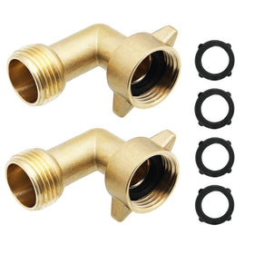 SICILAMIU RV water hookup elbow showcases easy connection in tight spaces.