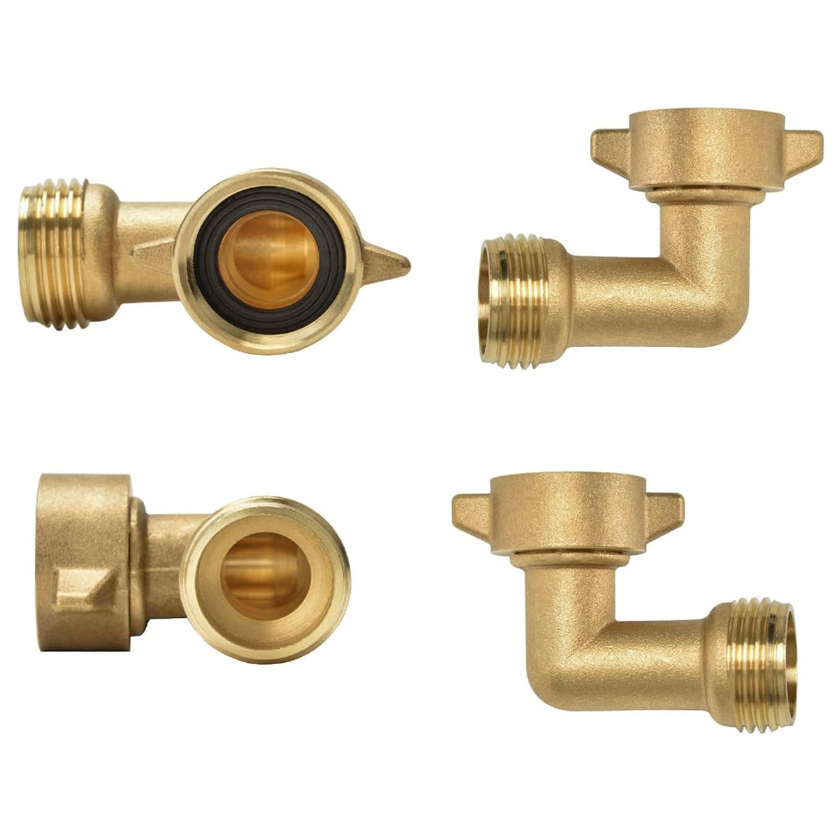 SICILAMIU solid brass hose elbow assembly demonstrates reliable leak-free sealing.