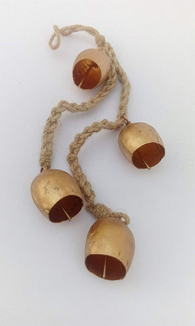 Siddhivinayak Overseas rustic brass finish wall hanging rope for rustic decor.