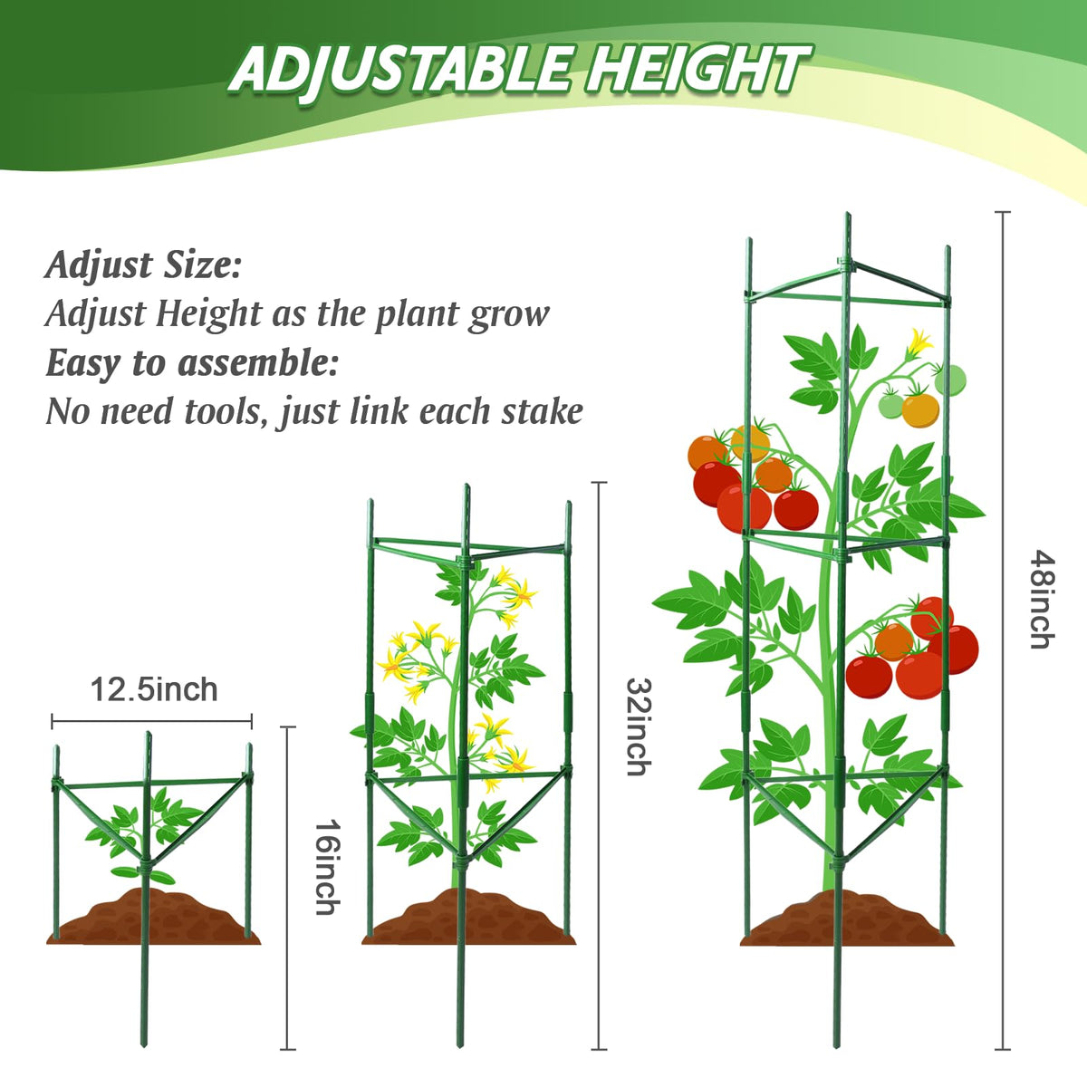Sidefusi plant clips and twist ties securing vines as they climb.