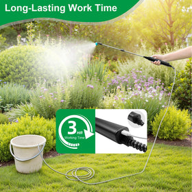 SideKing ergonomic anti-slip grip reduces fatigue during long spraying sessions