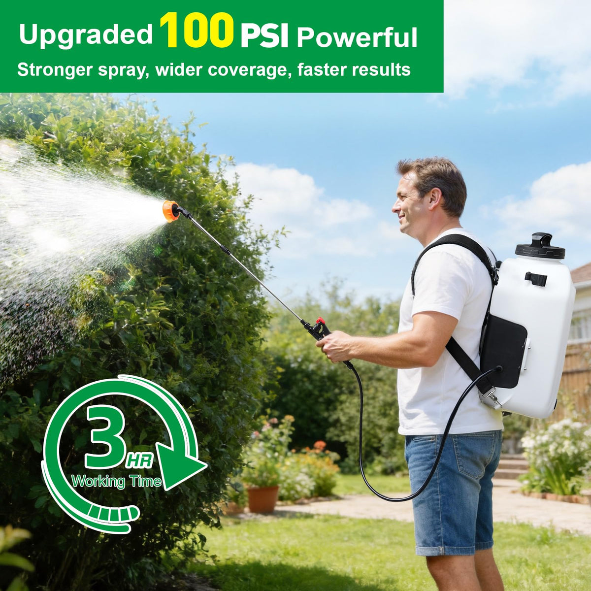 SideKing four-nozzle setup enables broad, precise, and spot spraying.