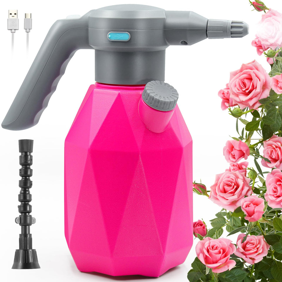 SideKing half-gallon electric spray bottle mister for easy indoor plant care.