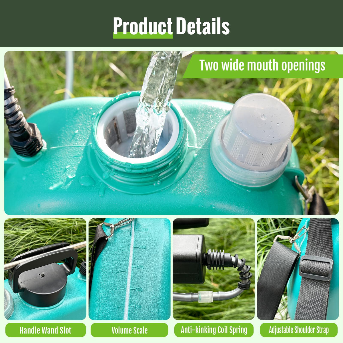 SideKing 23.6-inch retractable wand reaches high branches and hanging baskets.