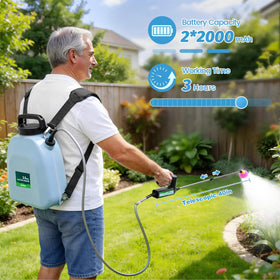 SideKing sprayer offers three pressure levels for delicate foliage and weed control