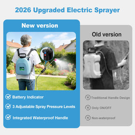 SideKing sprayer clear tank view showing liquid level for precise mixing