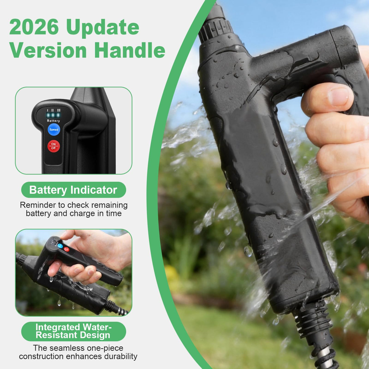 SideKing sprayer with four-pattern nozzles enables versatile coverage.