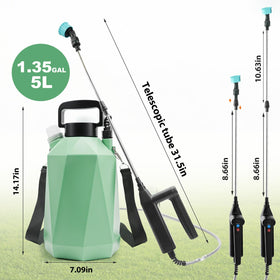 SideKing sprayer adjustable shoulder strap for comfortable, stable carrying.