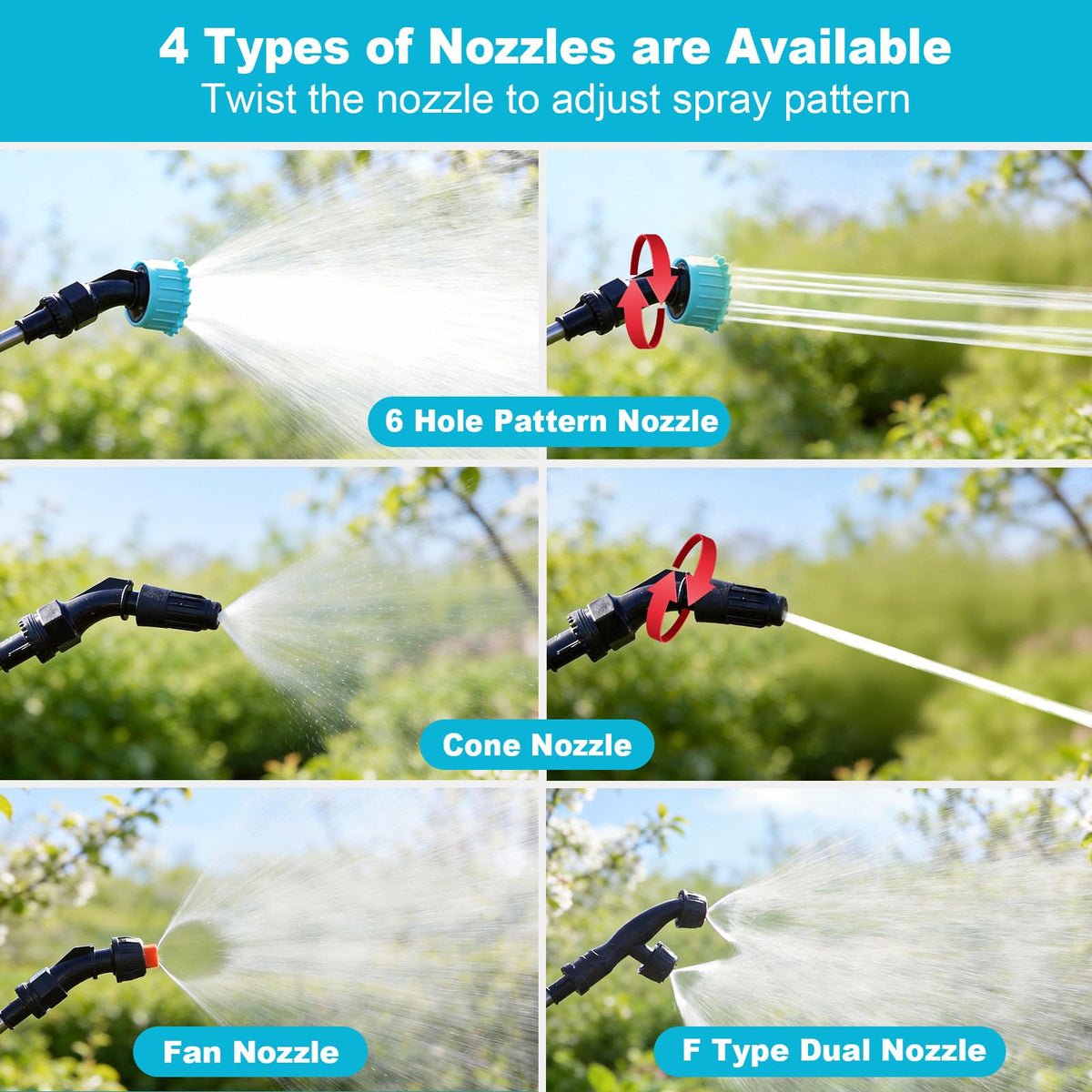 SideKing tankless sprayer draws water from buckets for flexible use.