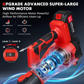 SIEARPUORL 21V battery and charger included for instant power on the go.