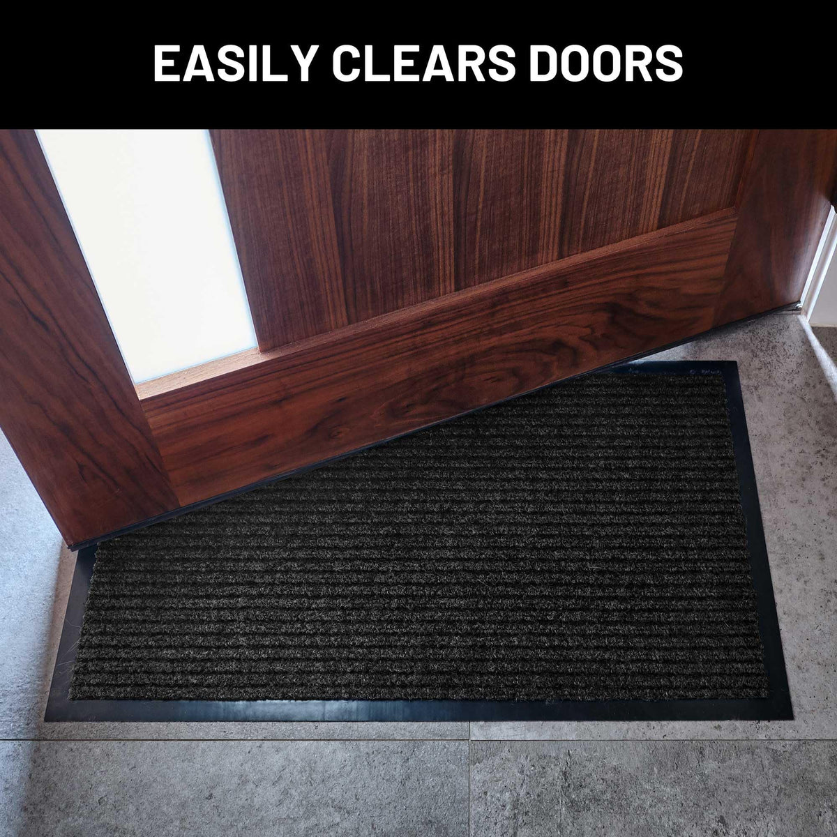 Sierra Concepts garage mat suited for busy entry points and high traffic