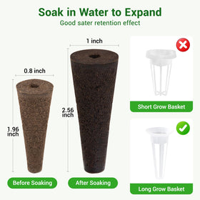 SIETAMIS seed pod center-placement sponge simplifies seed positioning for germination