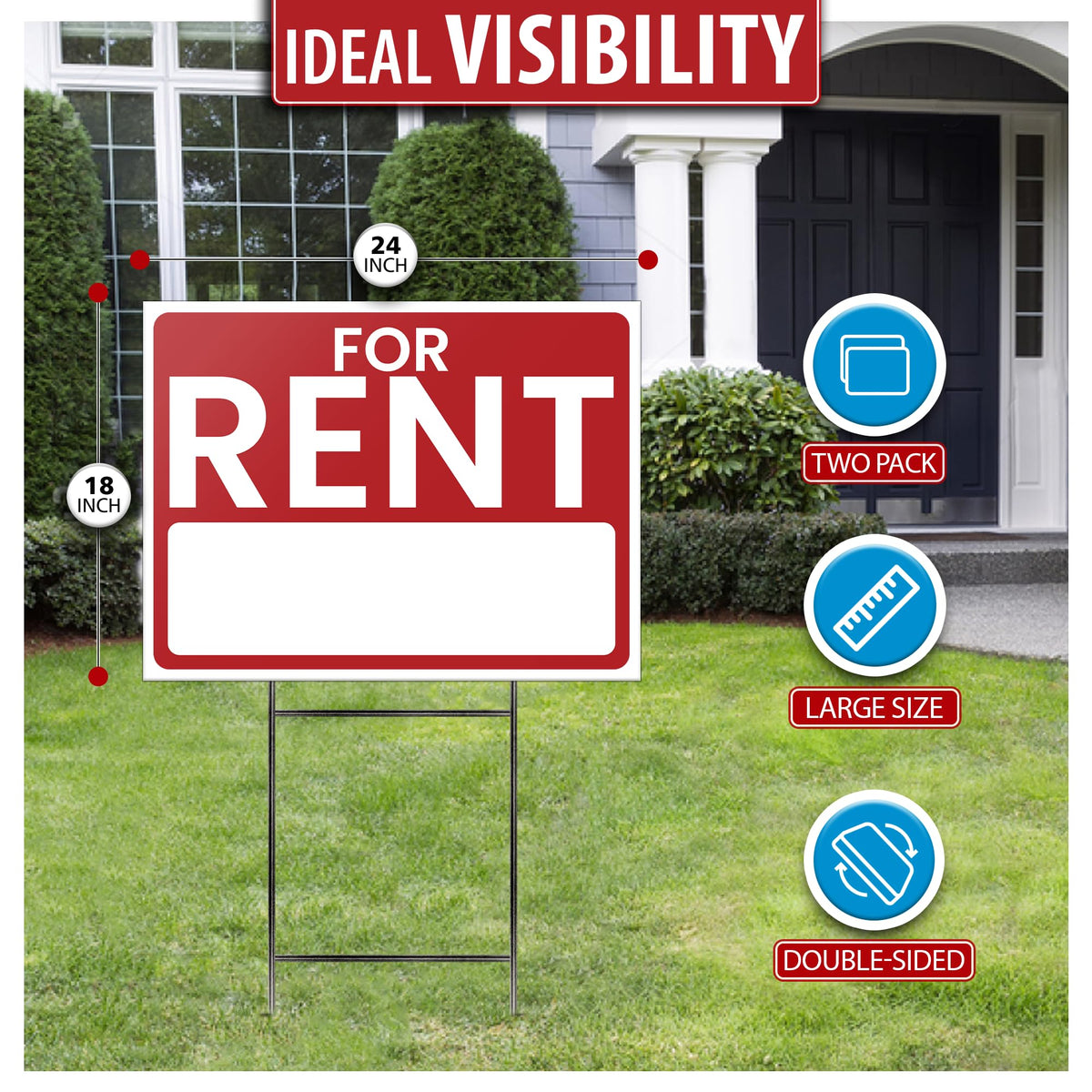 SignHero USA Made rent sign delivers premium signage quality