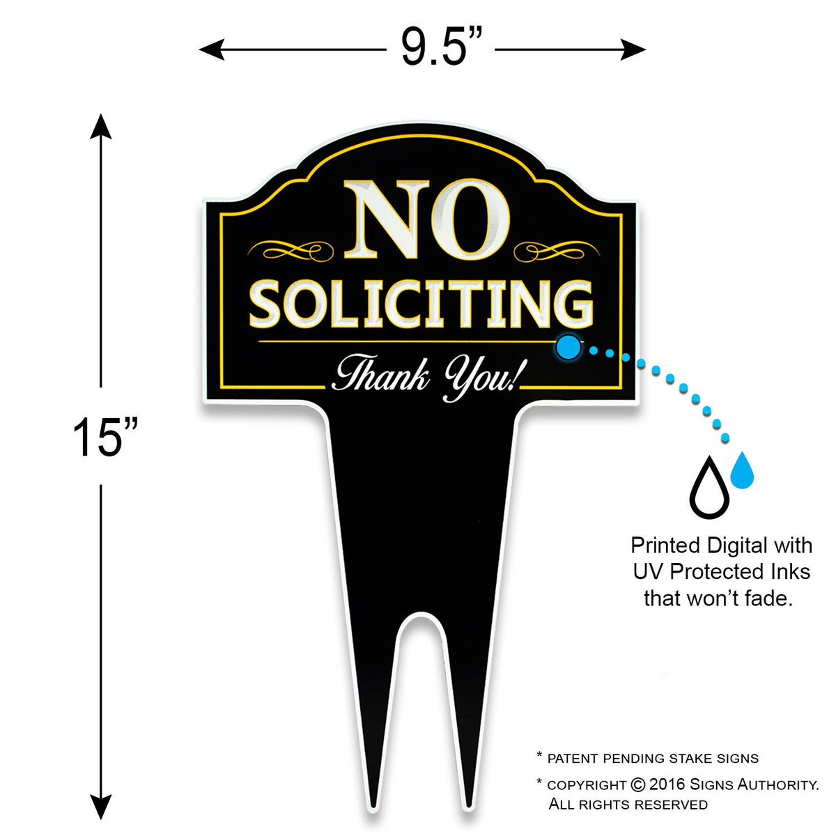 Signs Authority heavy-duty DiBond aluminum sign close-up shows durable construction
