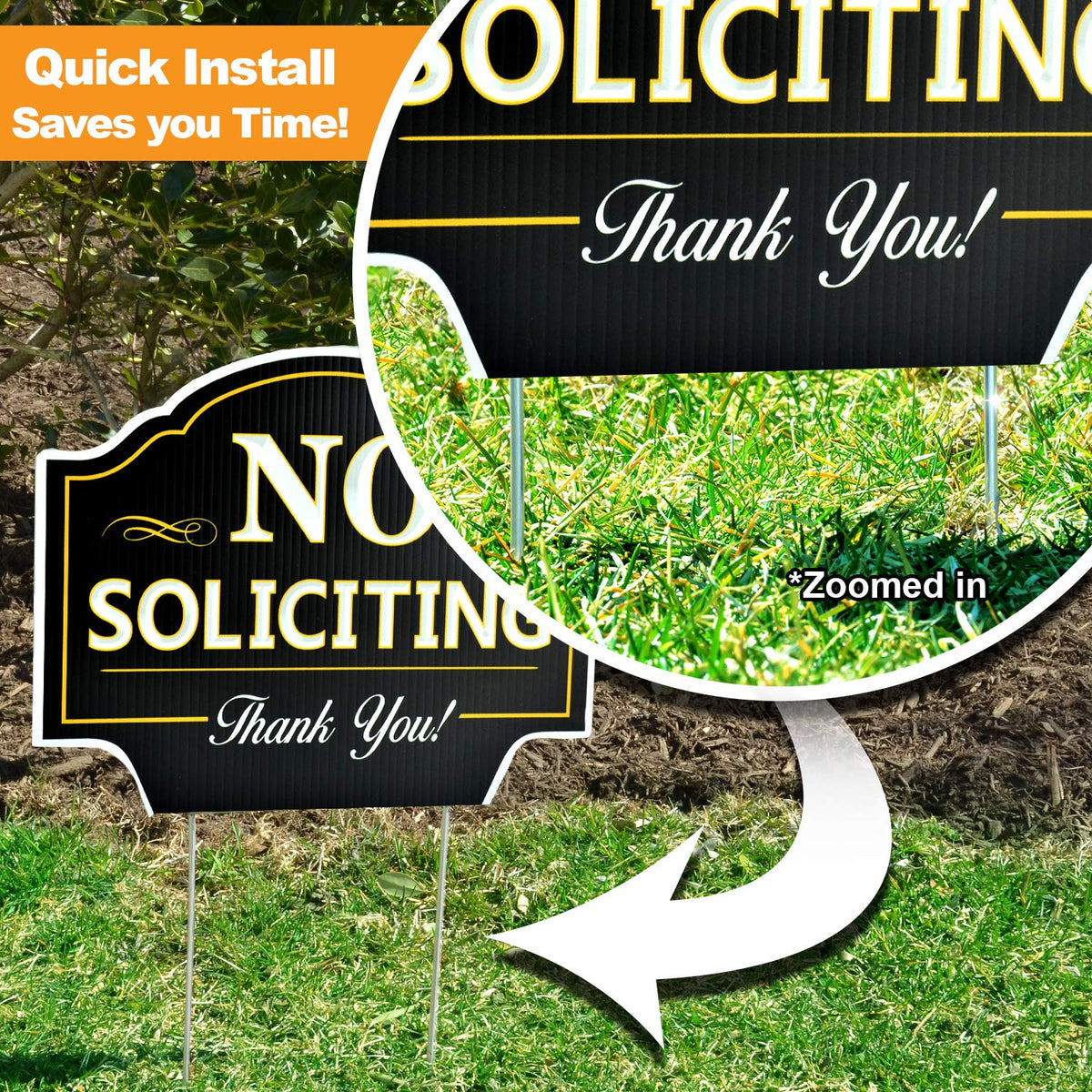 Signs Authority easy installation requires no tools.