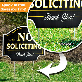 Signs Authority easy installation requires no tools.
