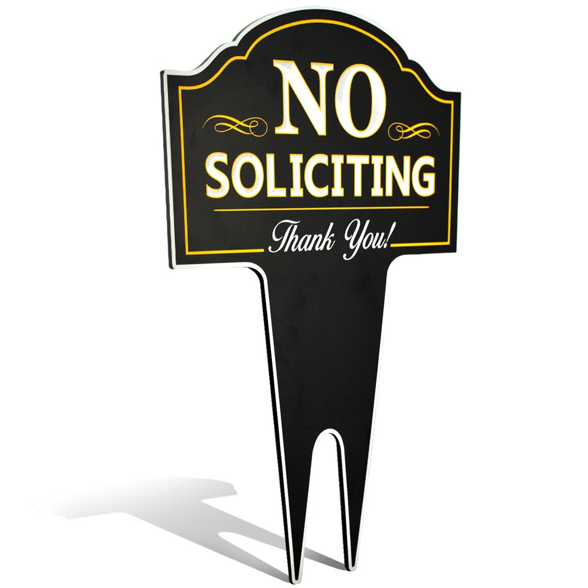Signs Authority durable sign on porch improves property appearance