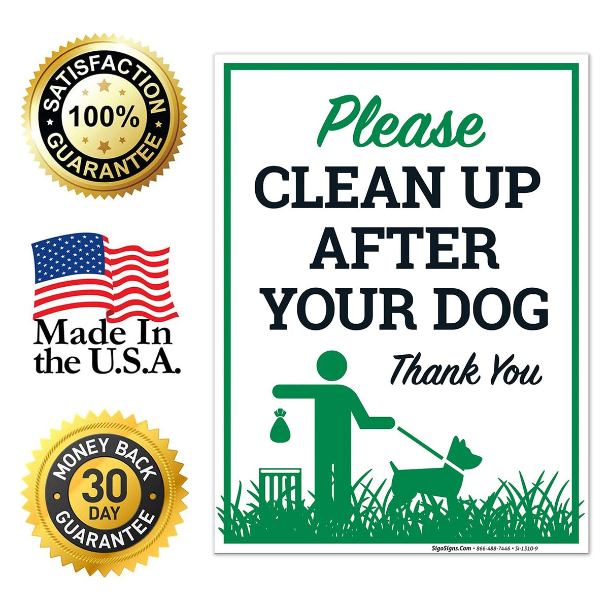Sigo Signs professional graphics for sleek yard or business signage