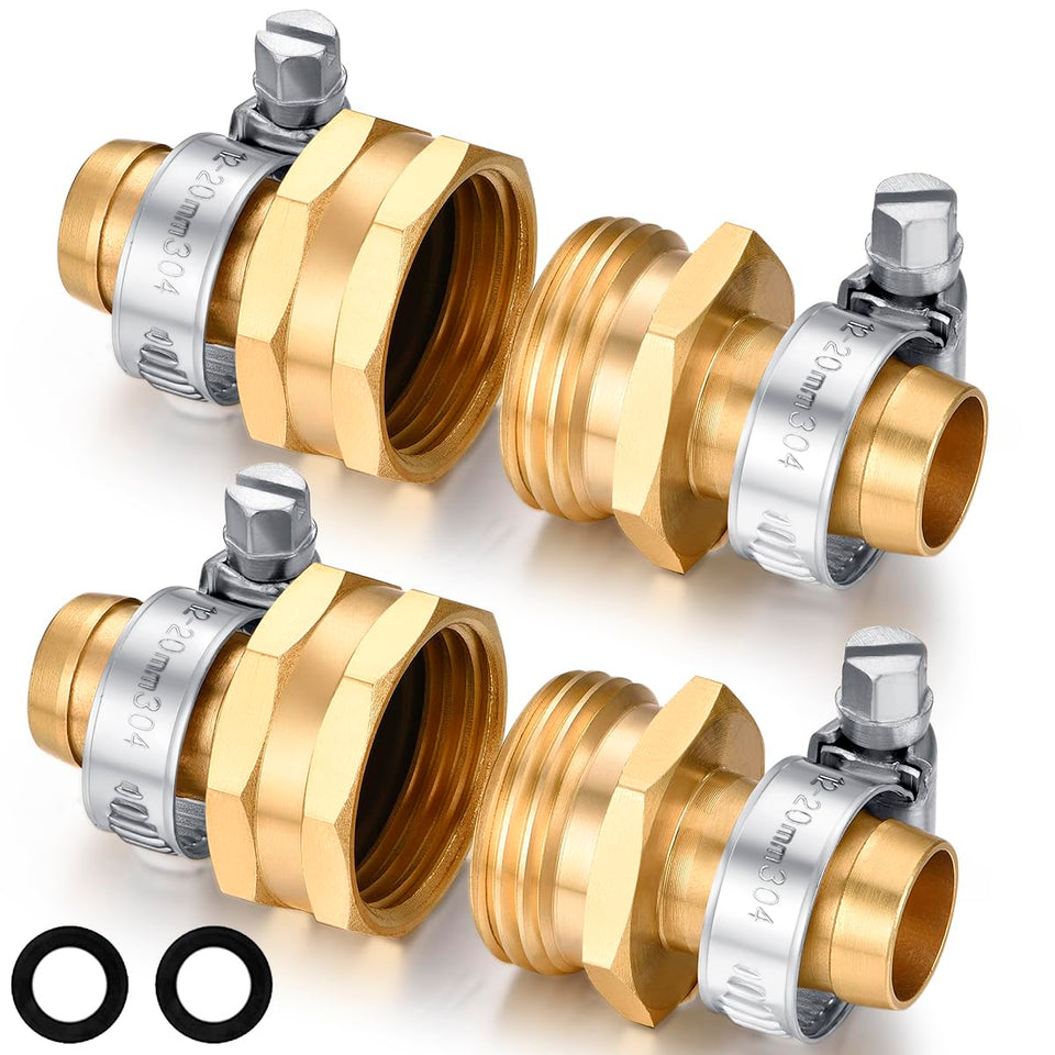 SIGURANTA garden hose repair connector set with male and female ends for easy repairs
