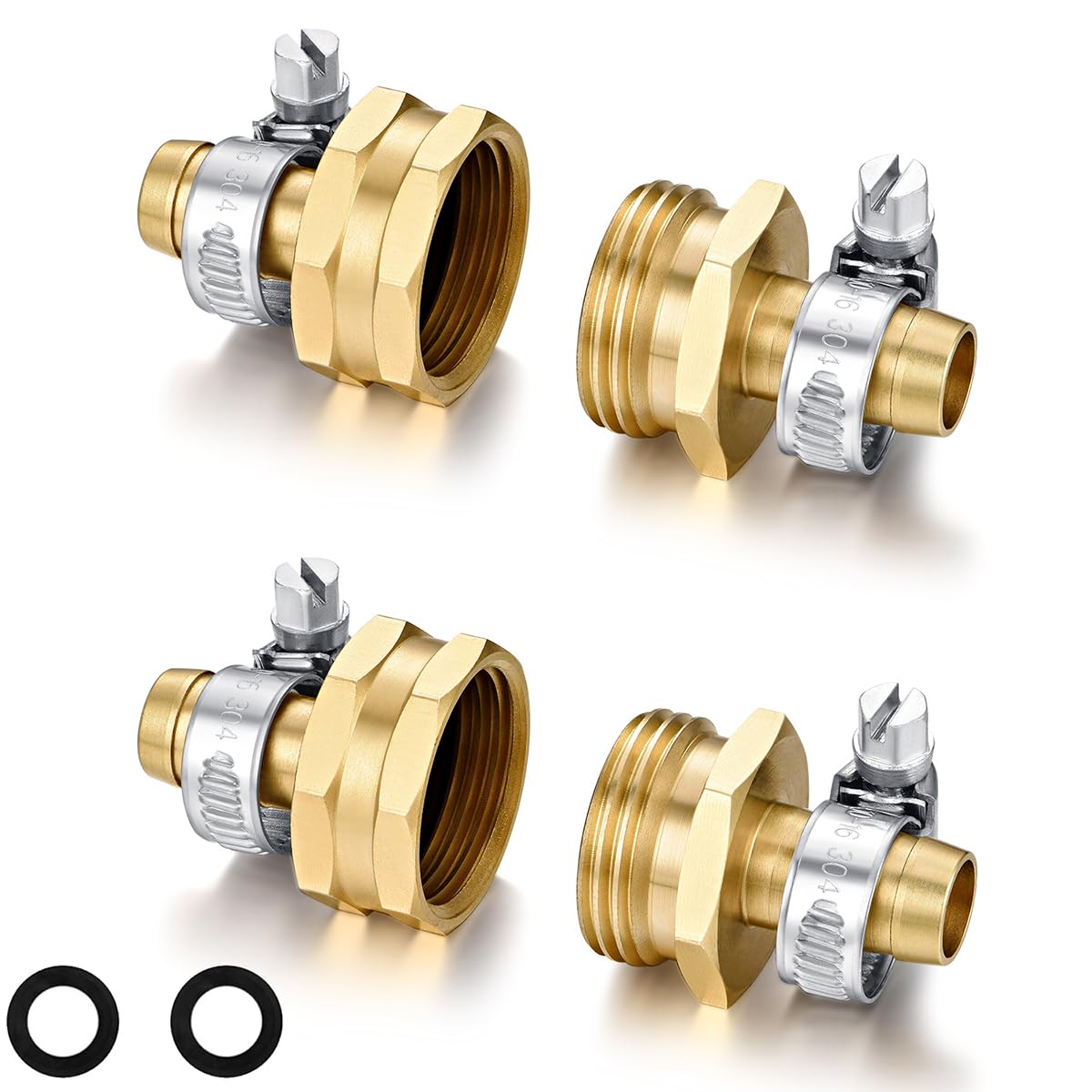 SIGURANTA garden hose repair connector male end for durable quick connections