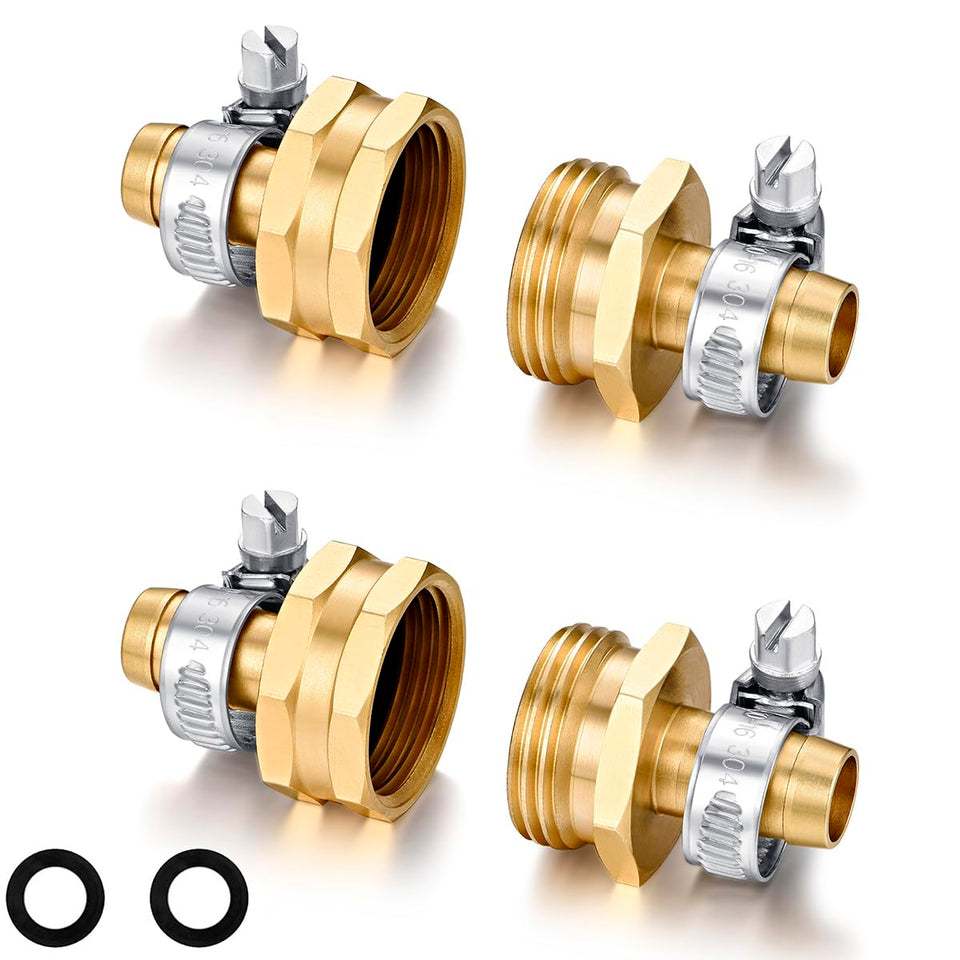 SIGURANTA garden hose repair connector male end for durable quick connections