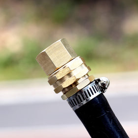 SIGURANTA durable brass construction withstands outdoor irrigation conditions without easy corrosion.